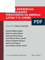 Nuevas Desigualdades Persistentes en America Latina y El Caribe