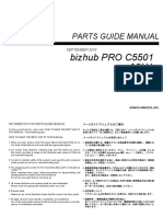 Bizhub Proc 5501 Parts Manual