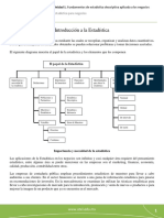 Fundamentos de estadística descriptiva para negocios