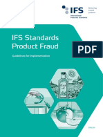 IFS Standards Product Fraud