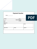 Payment Voucher Template