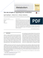 Metabolism: The Role of Leptin in Regulating Bone Metabolism