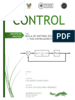 Control -  Sintonia de Controladores PID por Ziegler Nichols