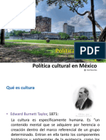 Política Cultural y Política Cultural en México