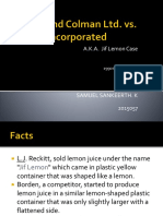 Passing Off Claim Upheld for Jif Lemon Shape