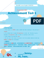 Achievement Test 3