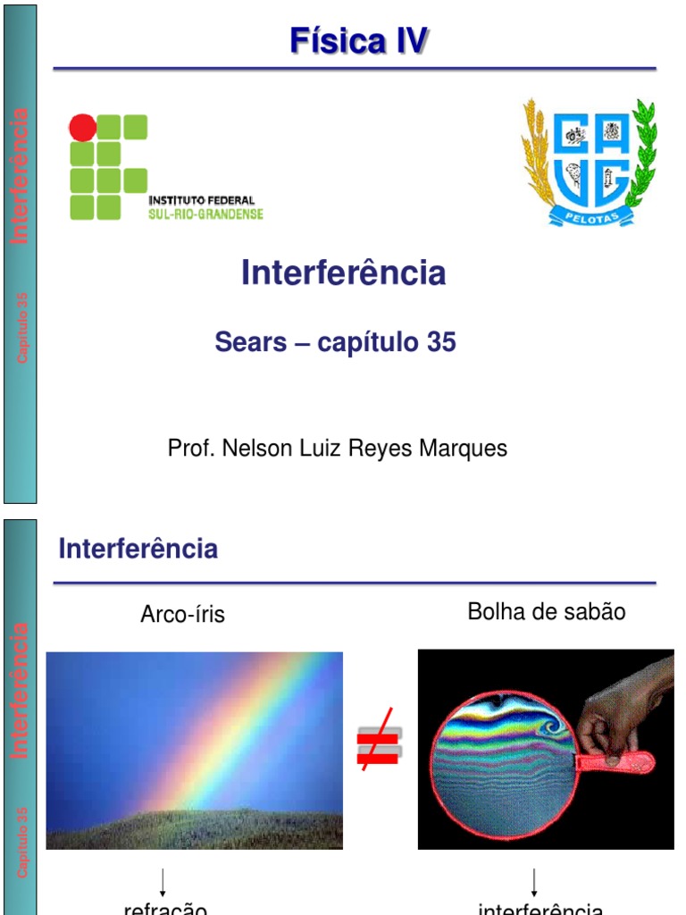 Parte 3 Sears Cap 35 - Interf | PDF | Ondas | Ótica