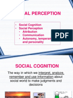 (Week 2 and 3) Social Cognition