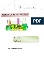 Lembar kerja siswa tentang reaksi reduksi dan oksidasi