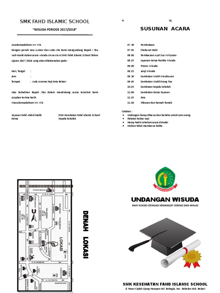 6800 Koleksi Contoh Undangan Ramah Tamah Wisuda Gratis Terbaru