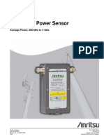 MA24104A Inline High Power Sensor: User Guide