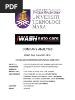 ENT600 - Case Study IWash Auto Care