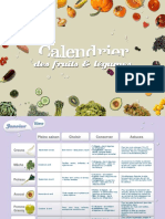 Calendrier Fruits Legumes