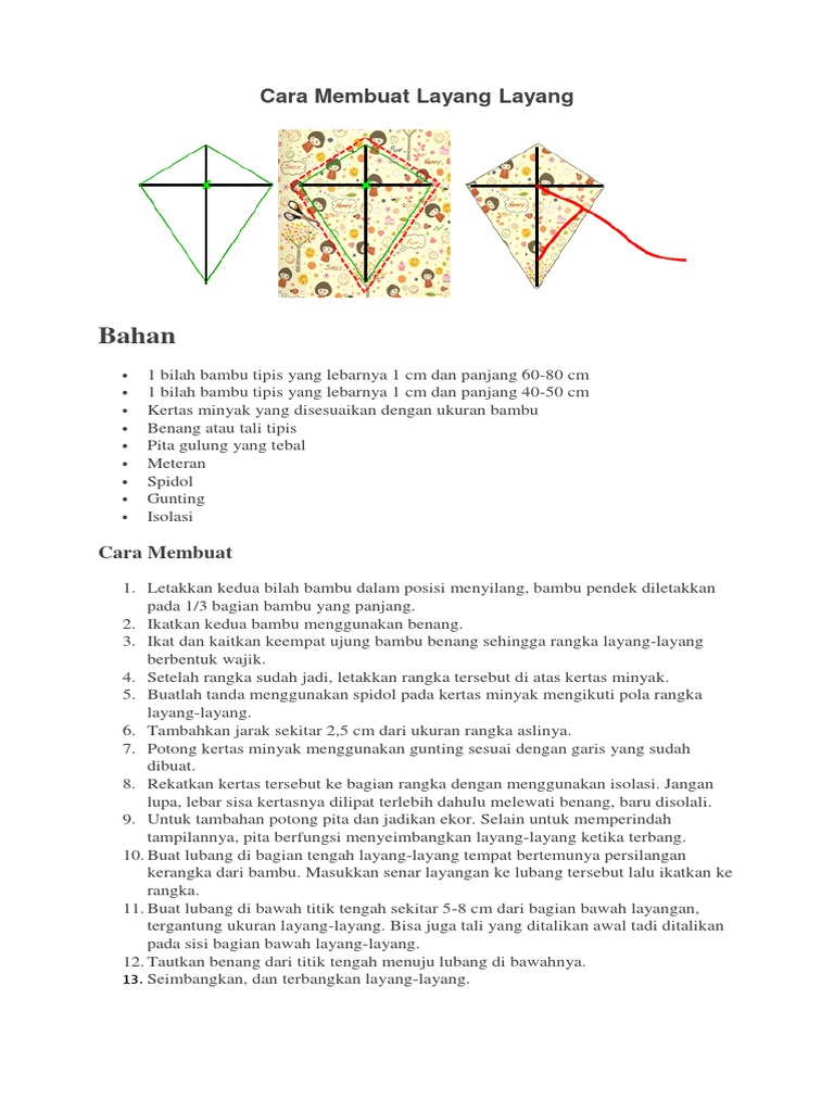 Cara Membuat Layang Layang Pdf
