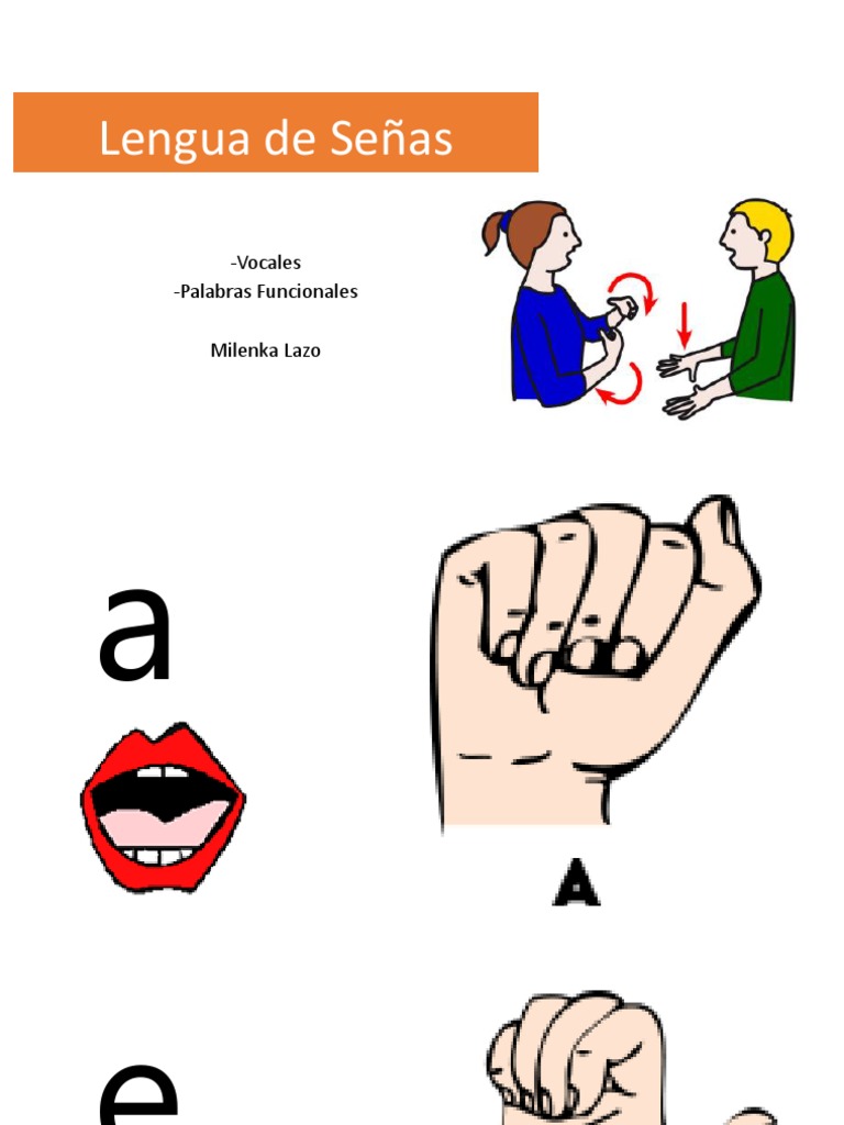 Lengua de Señas | PDF | Artes del Lenguaje y Comunicación, image size:768x1024