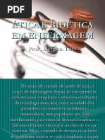 Ética e Bioética Em Enfermagem - Aula 01