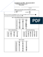 Modellsatz B2-C1 HV Antwortblatt