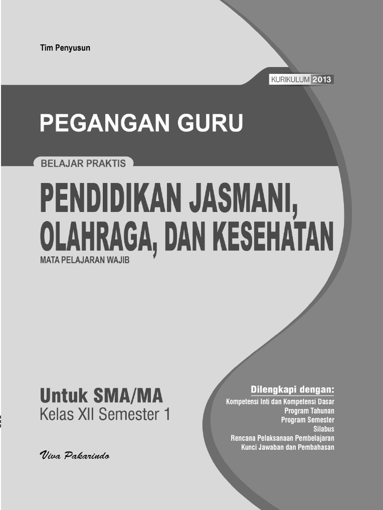 Kunci Jawaban Pendidikan Jasmani Olahraga Dan Kesehatan Kelas Xii Guru Galeri
