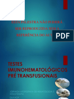 Exames Imunohematolgicos Pr Transfusionai Quixada