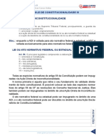 Resumo 1044990 Carlos Mendonca 44459505 Direito Constitucional Advocacia Publica Aula 47 Controle de Constitucionalidade III