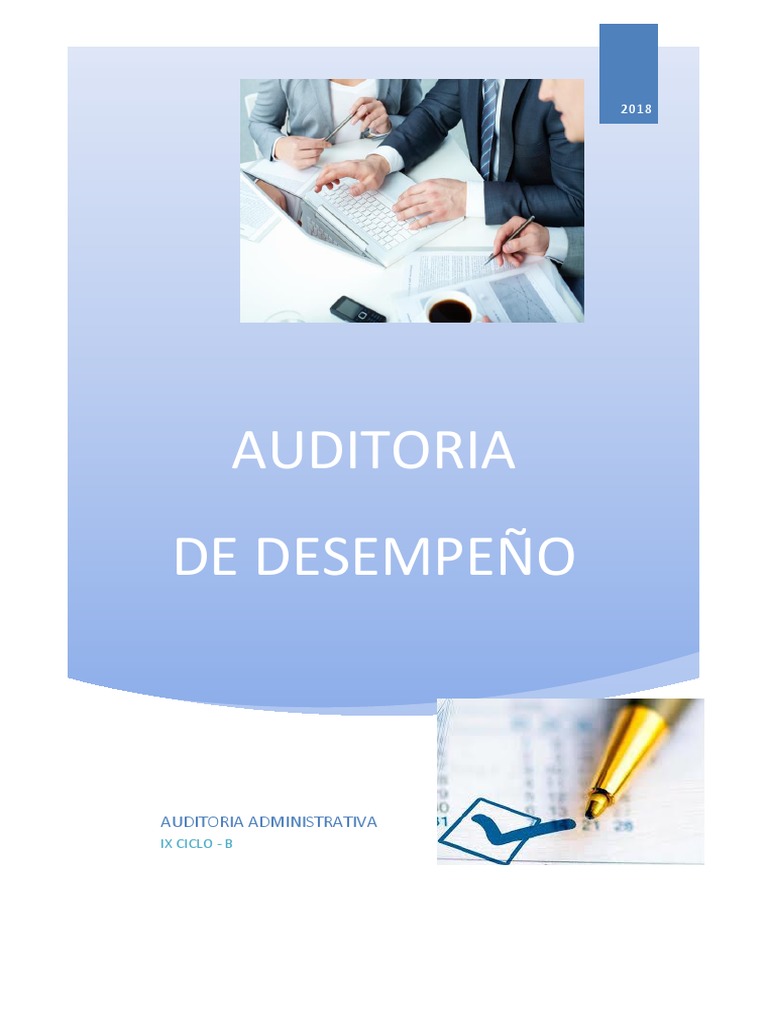 Auditoria de Desempeño | PDF | Planificación | Calidad (comercial)