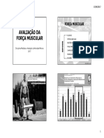 AULA 8 - Avaliação Força Muscular PDF