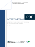 Directrices para El Ordenamiento Territorial de Las Areas Rurales de Mendoza