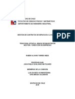 Gestion de Contratos de Servicios A La Mineria