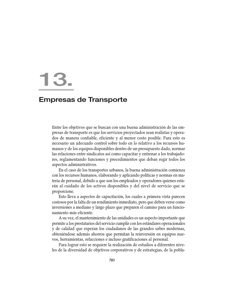 Empresas de Transporte | PDF | Planificación | Presupuesto