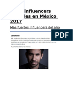 Top 5 Influencers Digitales en México 2017