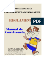 Reglamento de Convivencia Colegio San Francisco Javier