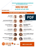 FEP CFDT - Profession de Foi CCMA