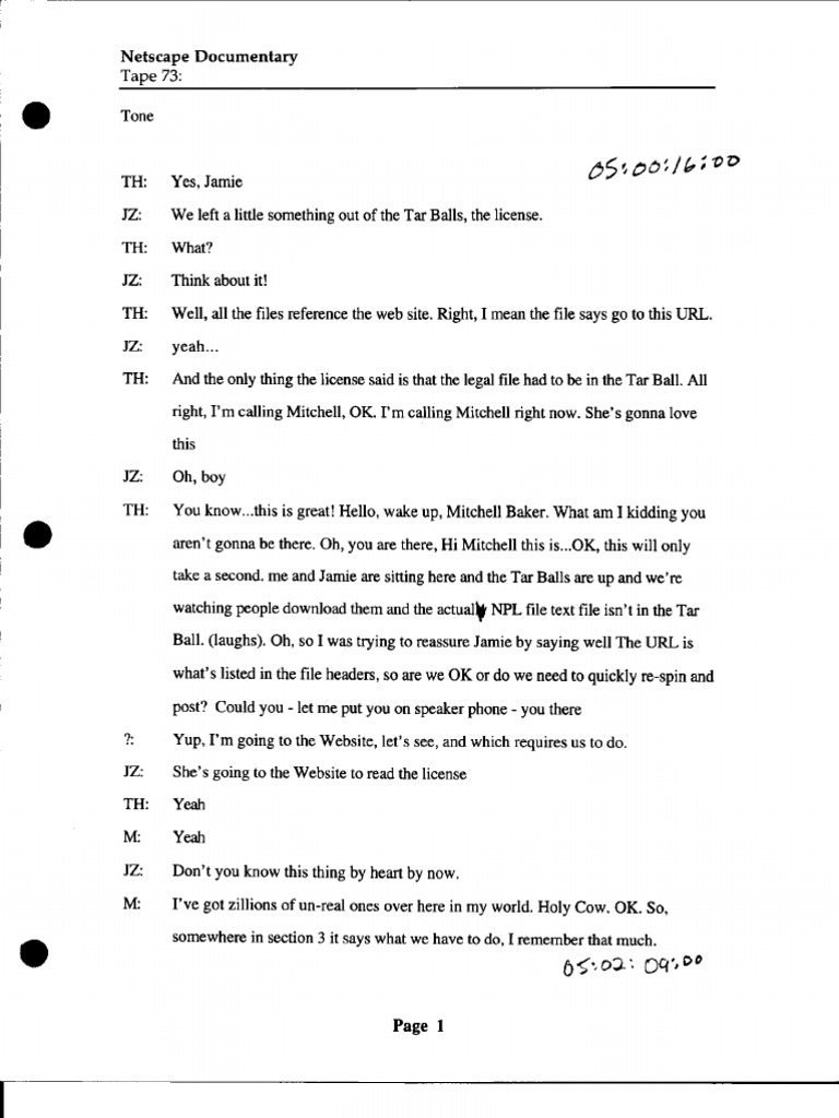 Netscape Documentary Tape 73 The The PDF Computing Software