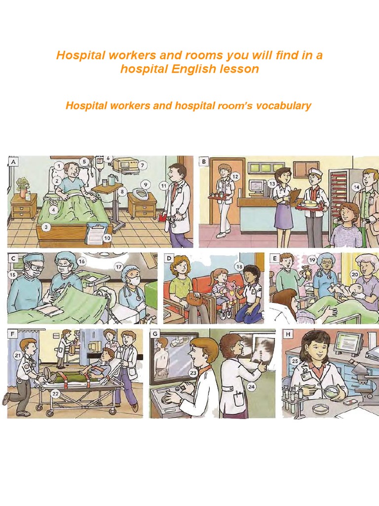 Hospital Rooms and Workers Vocabulary | PDF | Emergency Department ...