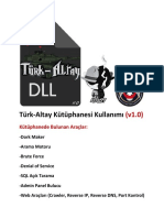 Türk-Altay Kütüphanesi Kullanımı