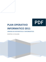 Plan Operativo Informatico 2011