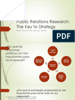 Public Relations Research the Key to Strategy