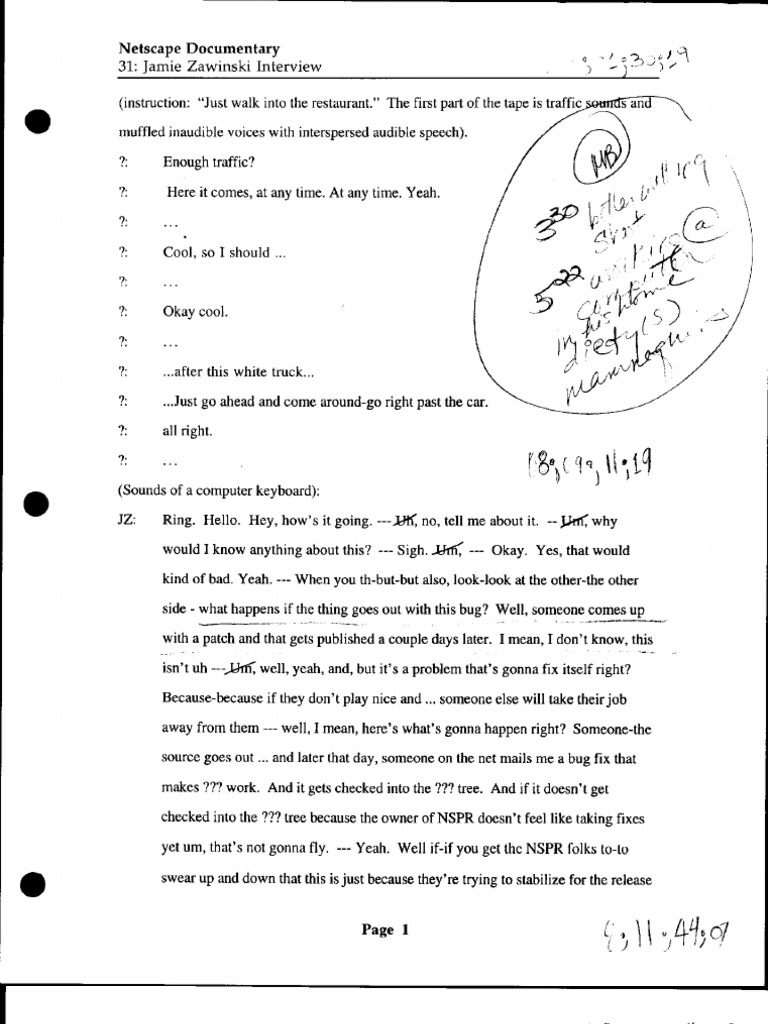 Netscape Documentary Zawinski First Is PDF