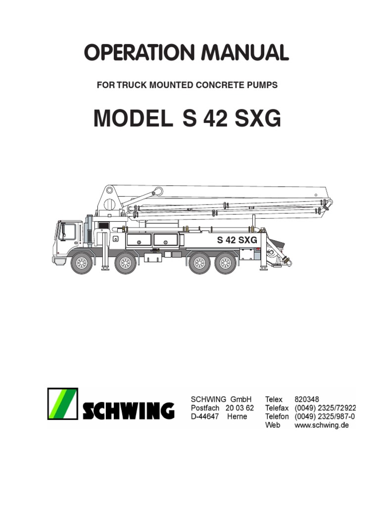 42SXG - Book Operation Manual | PDF | Engines | Valve