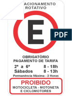 Placas de Trânsito