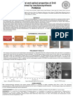 Structural and Optical Properties of Zno Obtained by Mechanosynthesis Pcm2532