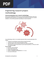 Engineering Research Project Methodology 2016