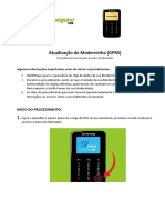 Passos PAX Atualizacao Moderninha GPRS