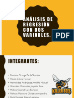 Análisis de Regresión Con Dos Variables