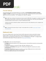 Firewall Settings