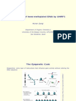 Recognition of Hemi-Methylated DNA by UHRF1 (Ronen Zangi, Euskal Herriko Unibersitatea)