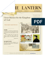 The Lantern: Great Martyrs For The Kingdom of God