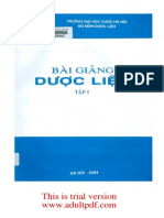 Bai Giang Duoc Lieu Tap 1 Ngo Van Thu 300 Pages PDF