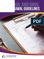 Drug Alcohol Withdrawal Guidelines