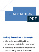 Etik Penelitian